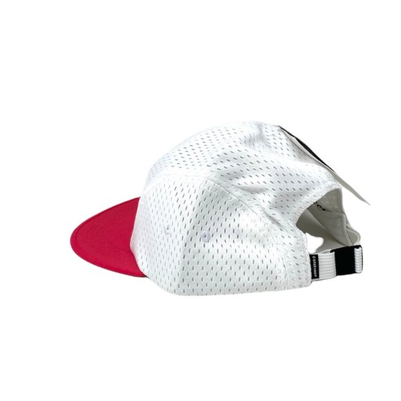 🔥HOT SALE🔥Converse Men’s 10008522-a01 Mesh Camp Cap White Blue Flat Low Brim - Picture 2 of 4